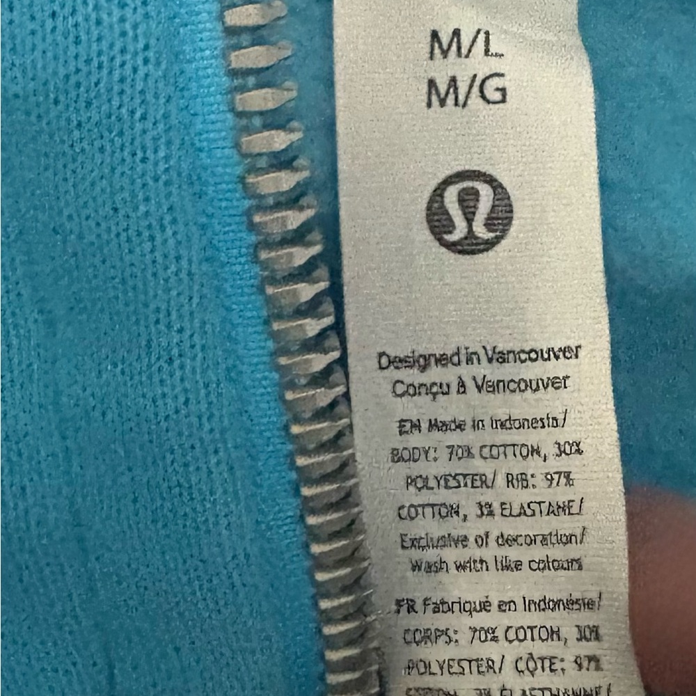 lululemon athletica Bright Blue Hoodie - Picture 2 of 3